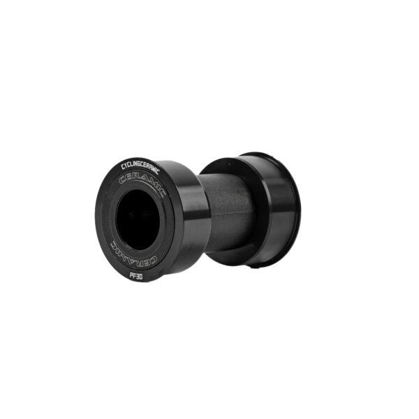 BB386 for shimano 30mm axle for bbright bottom bracket BB386 and BBRIGHT in black color made in France