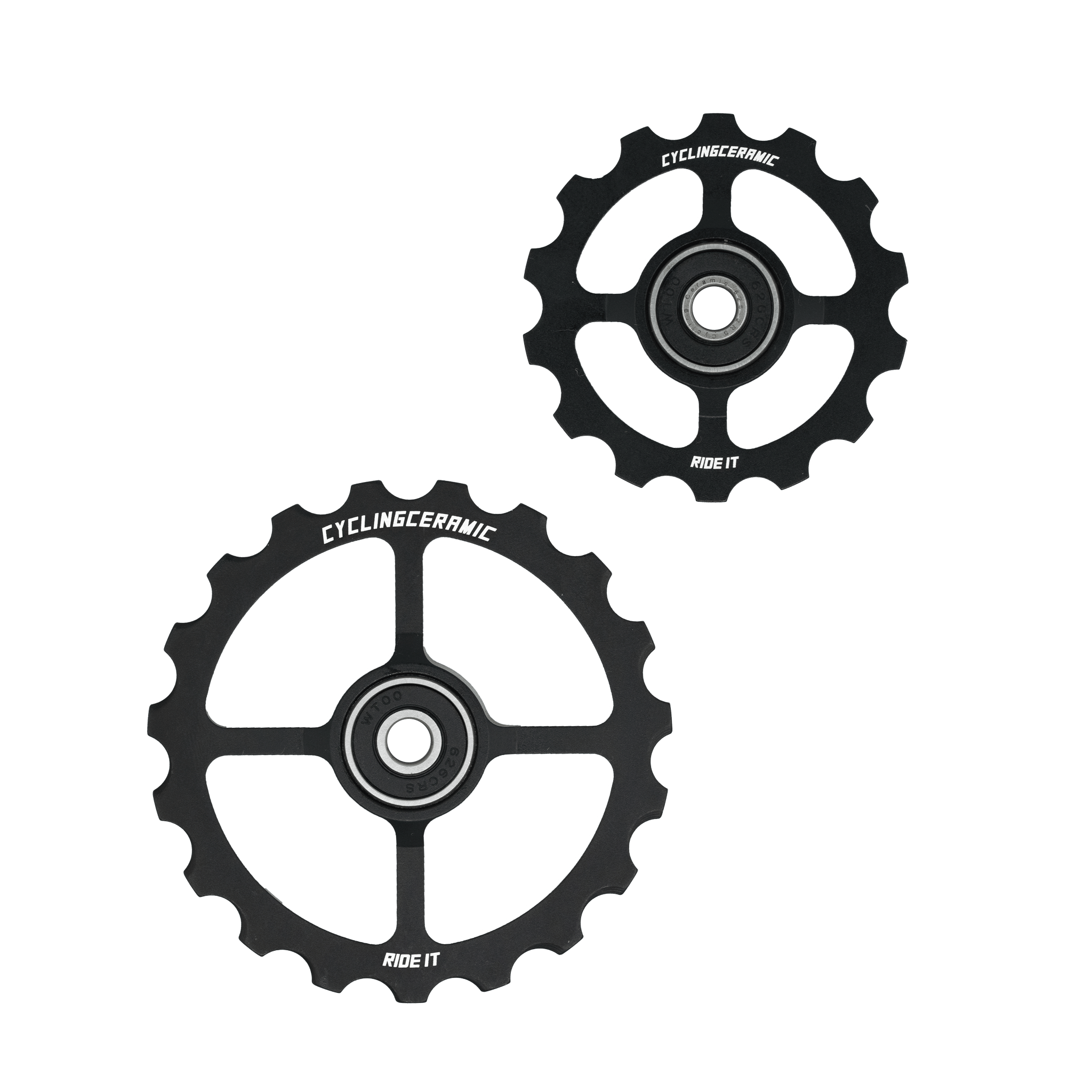 Oversized Pulley wheels 14/19 T