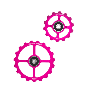 Poulies surdimensionnées 14/19 T Rose