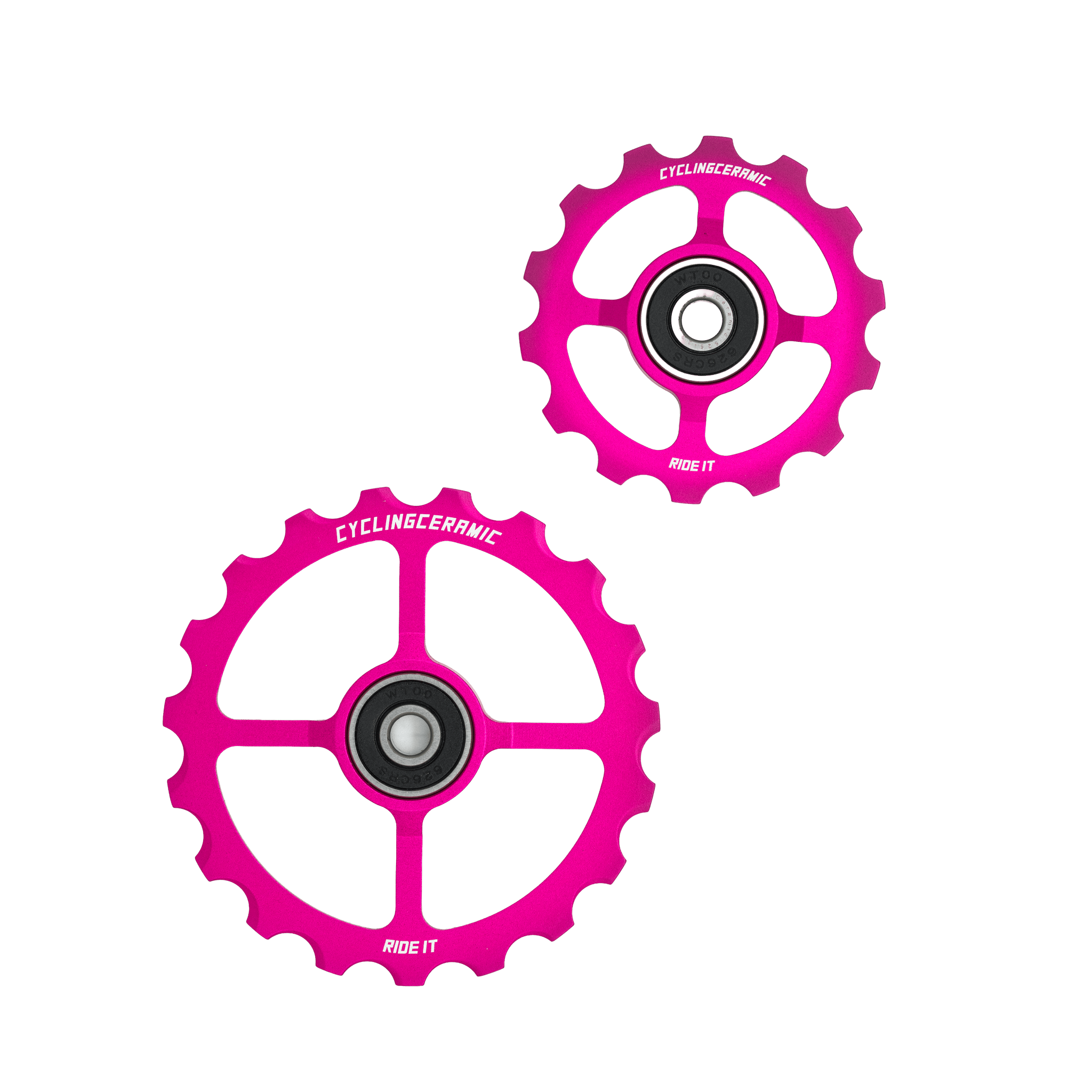 Poulies surdimensionnées 14/19 T Rose